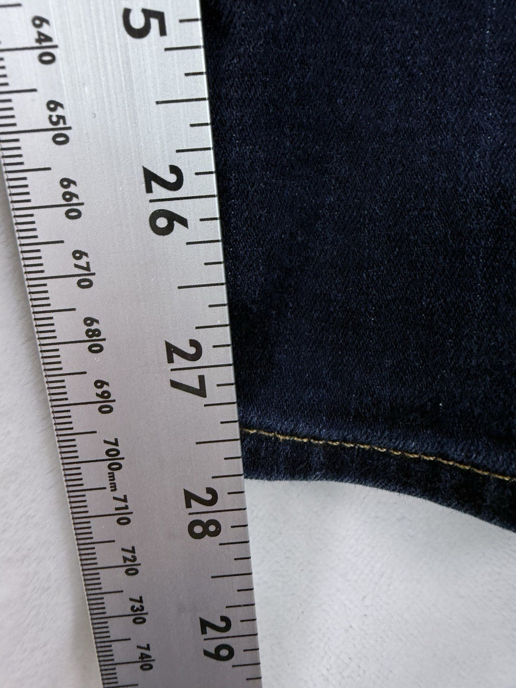 Gap Jeans Womens 31 1969 Curvy True Skinny Dark Blue 31R