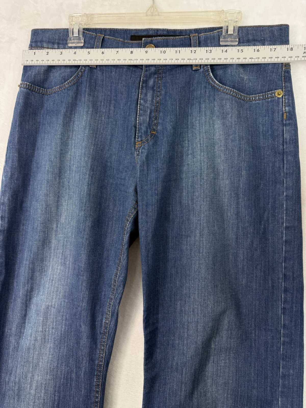 Escada Sport Jeans 42 Womens Blue Denim Straight Leg Made Italy