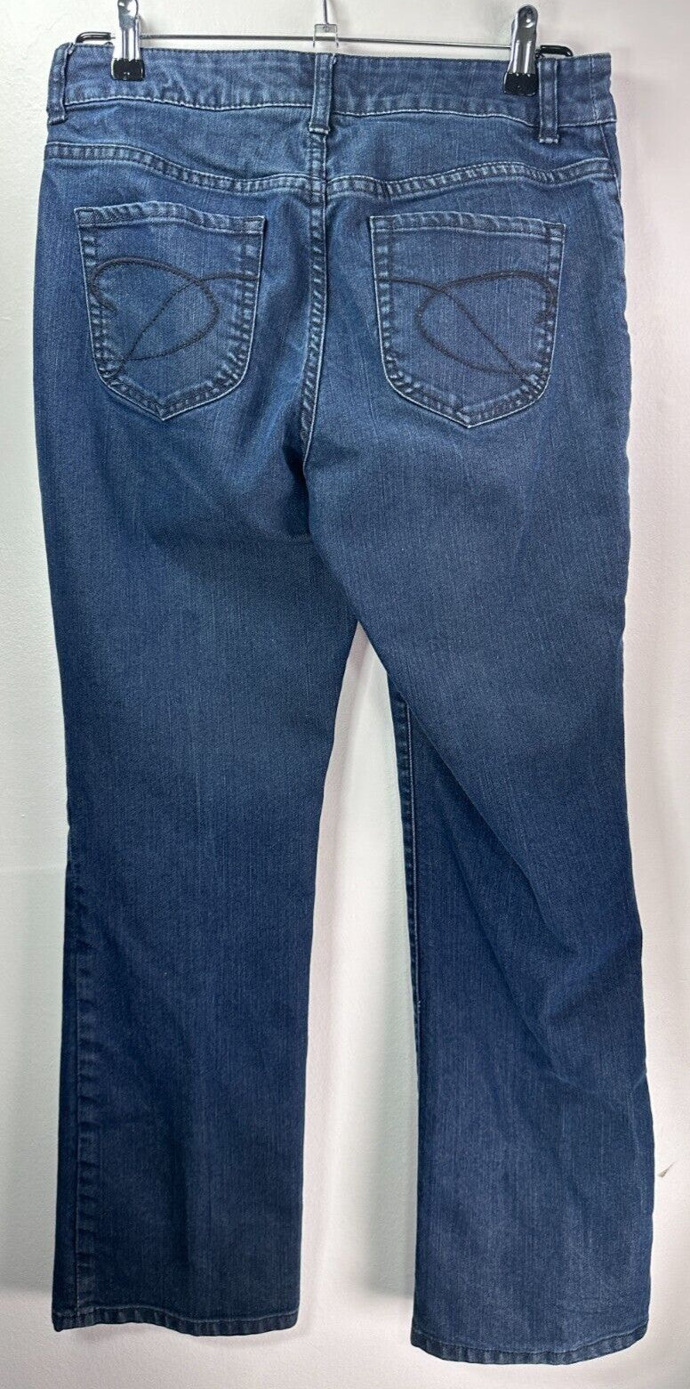 Chicos Platinum Denim Jeans 0.5 Ultimate Boot Cut Fit Blue