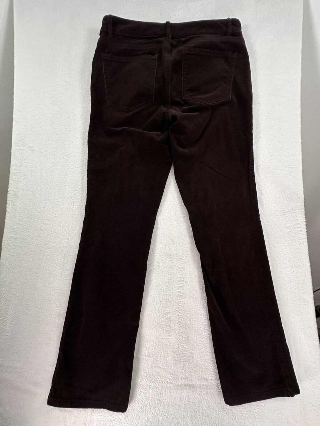 Chaps Ralph Lauren Size 6 Corduroy Pants Brown 5 Pocket Straight Leg Womens