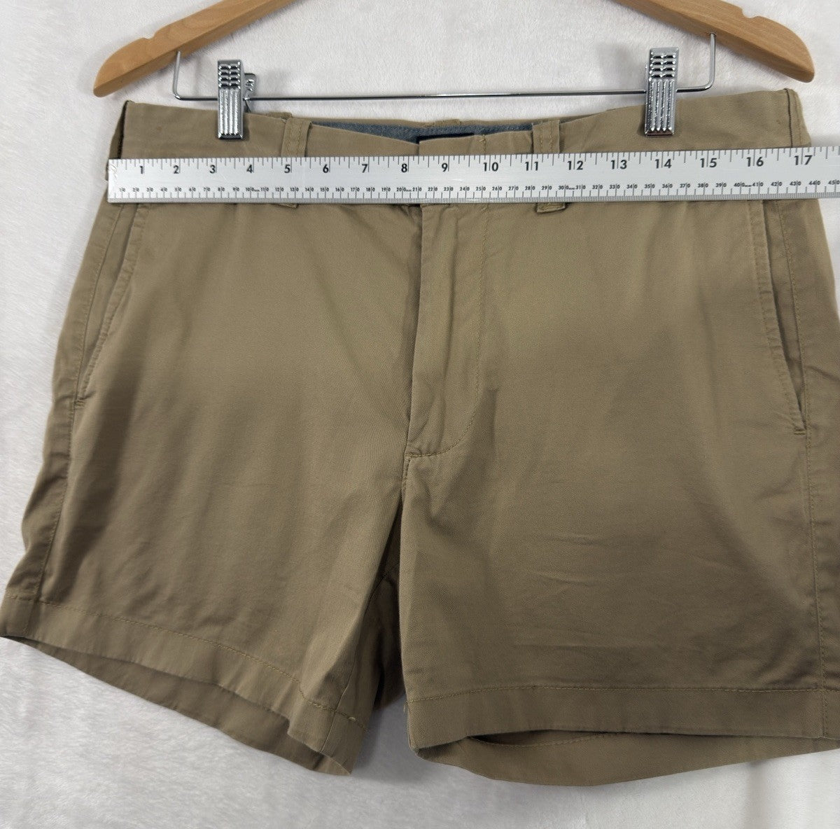 J Crew Flex Chino Shorts 31 Men’s 5” Inseam Khaki Tan Brown