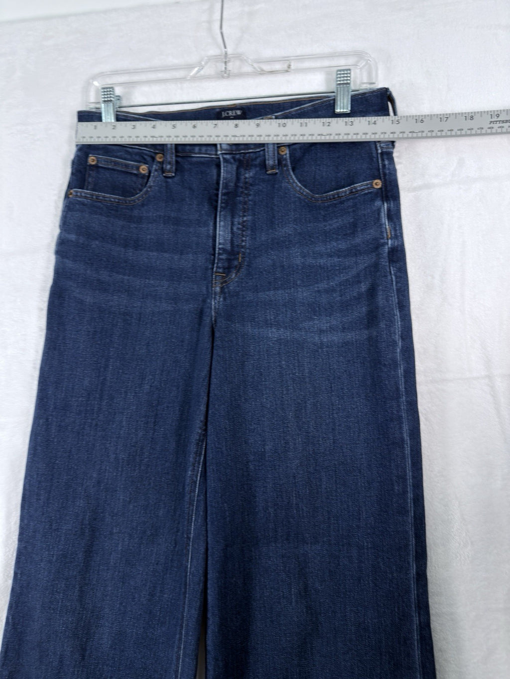 J Crew Classic Wide Leg Jeans 27 Womens Blue Denim