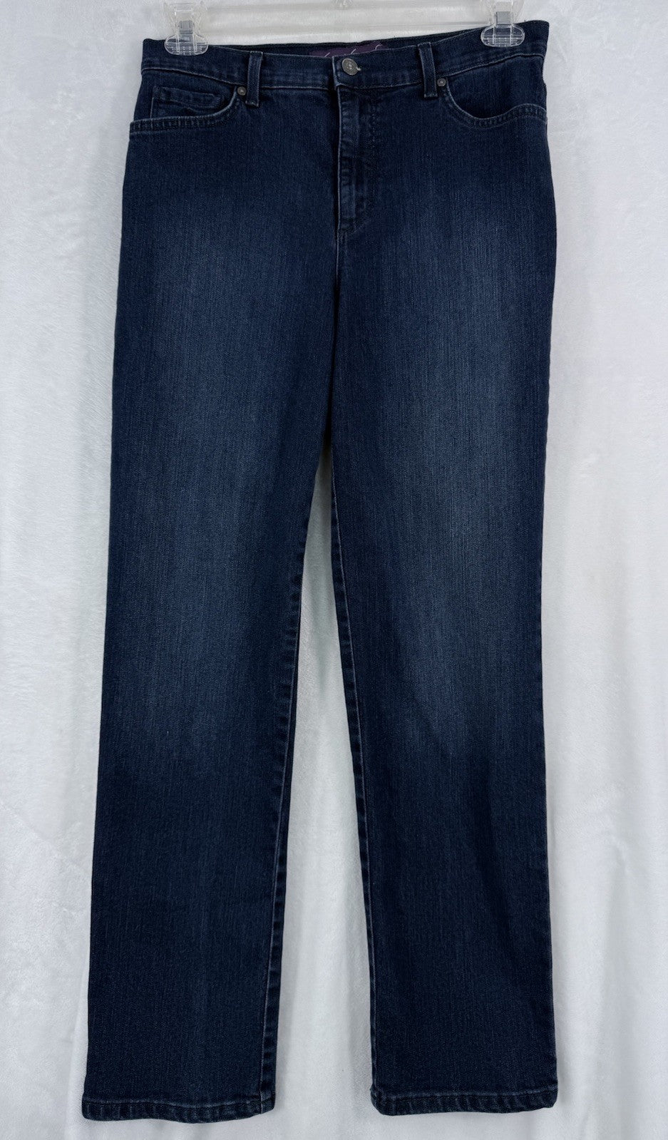 Gloria Vanderbilt Amanda Jeans 10 Average Dark Blue Womens