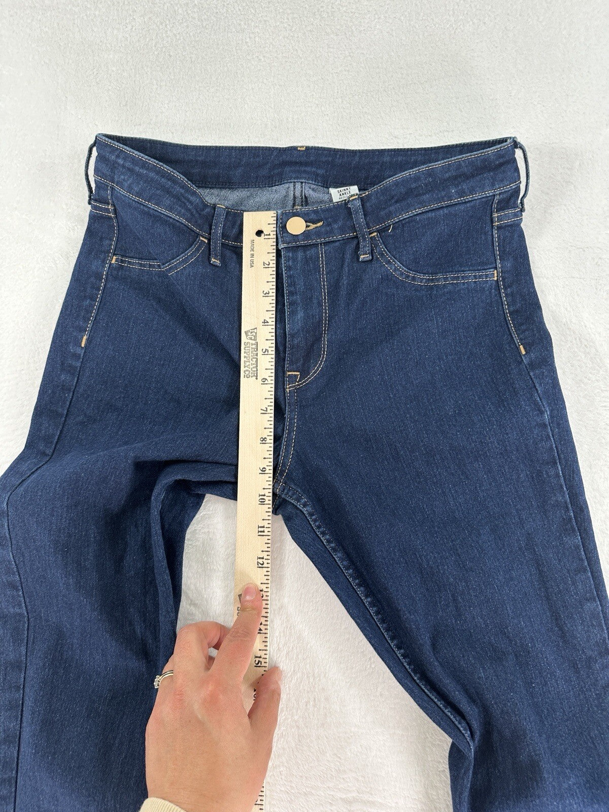 H&M Jeans 29 Skinny Ankle Regular Waist &Denim Women’s Dark Rinse Mid Rise