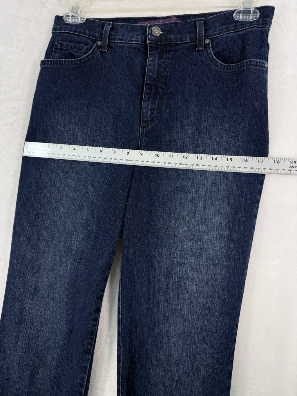 Gloria Vanderbilt Amanda Jeans 10 Average Dark Blue Womens