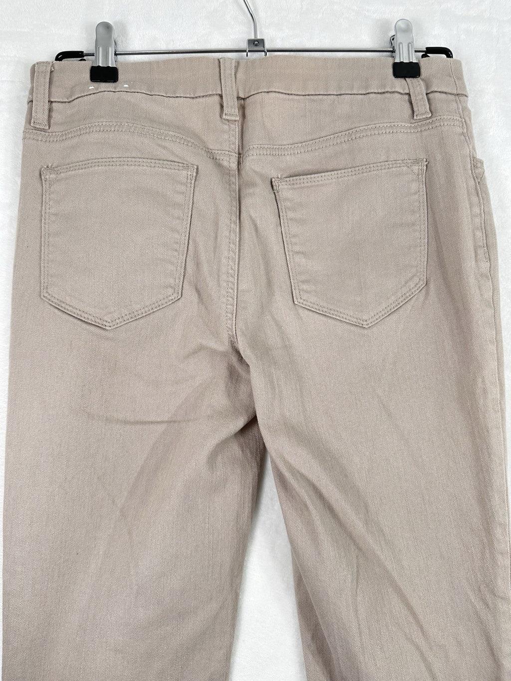 Chicos Jeans 00 US 2 Beige Perfect Stretch Girlfriend Slim Leg Ankle Womens
