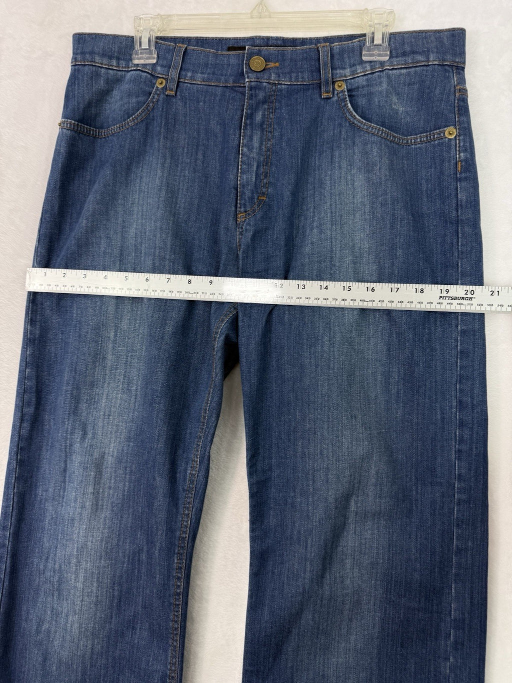 Escada Sport Jeans 42 Womens Blue Denim Straight Leg Made Italy
