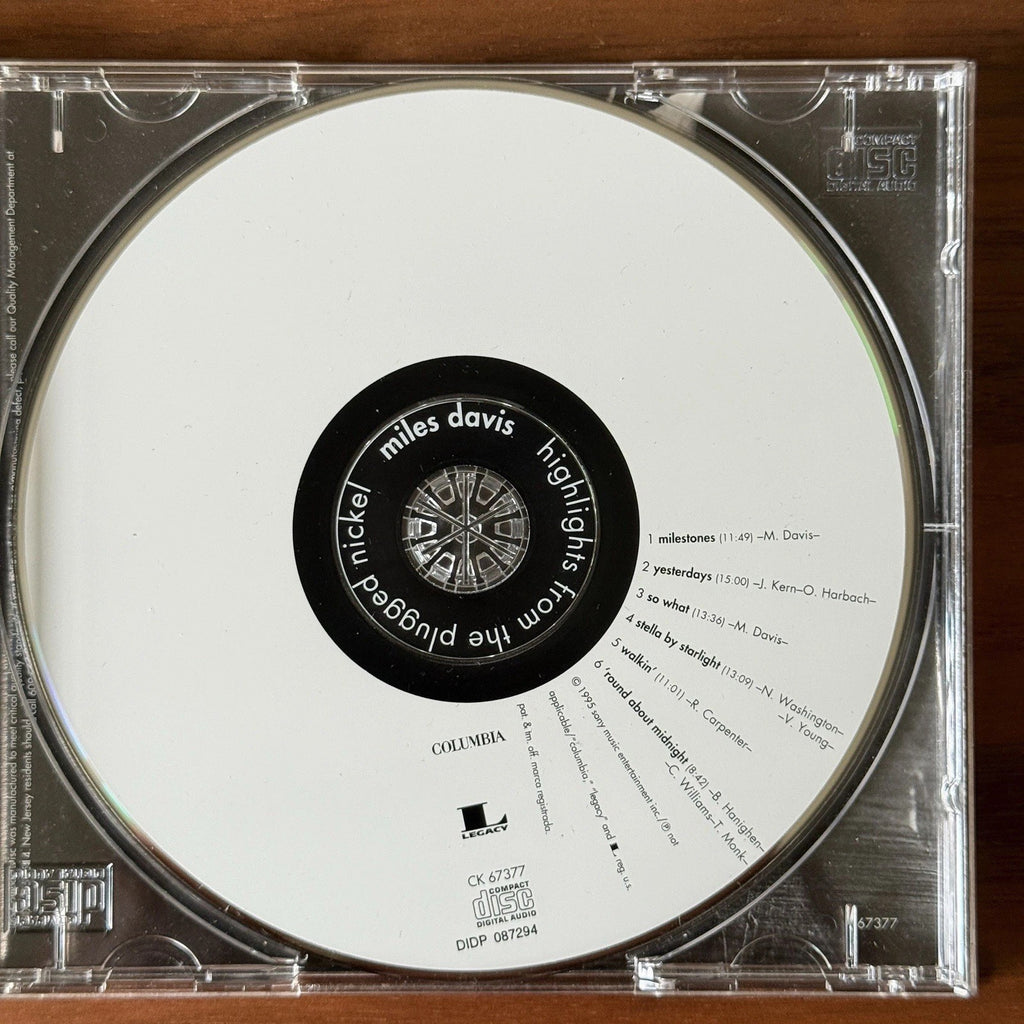 Highlights from the Plugged Nickel by Miles Davis (CD, Nov-1995, Sony Music...