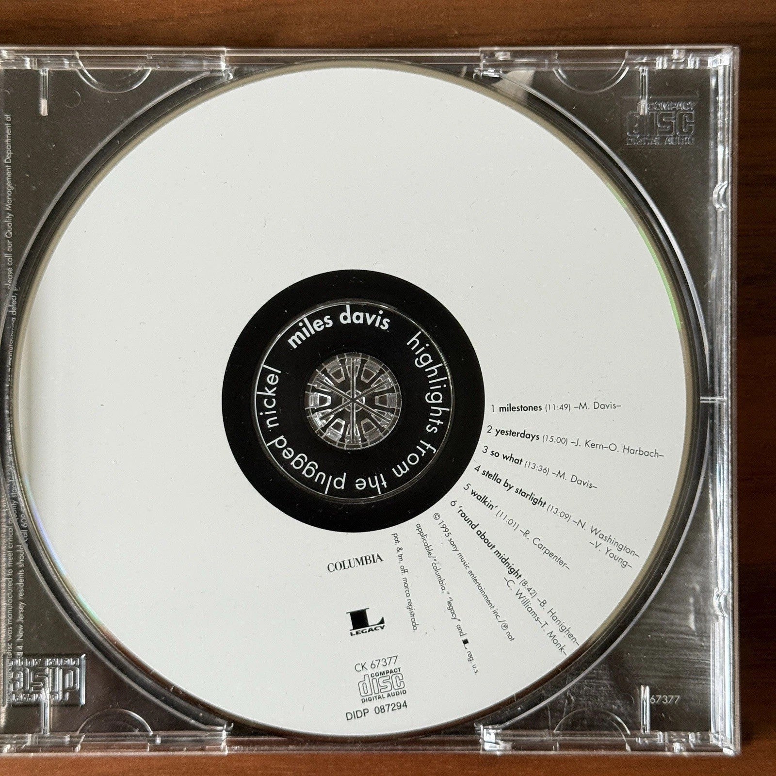 Highlights from the Plugged Nickel by Miles Davis (CD, Nov-1995, Sony Music...