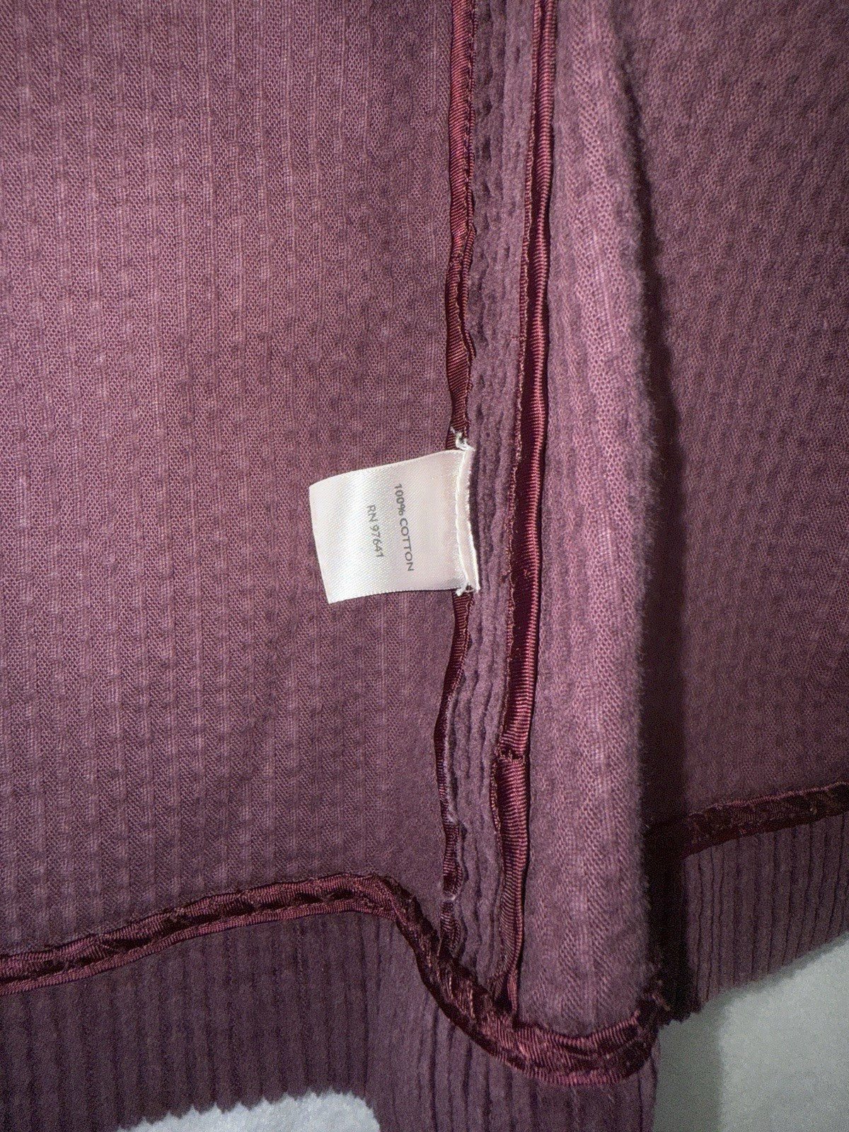 J Jill Jacket Medium Corduroy Velvet Trim Purple Womens Blazer 100% Cotton