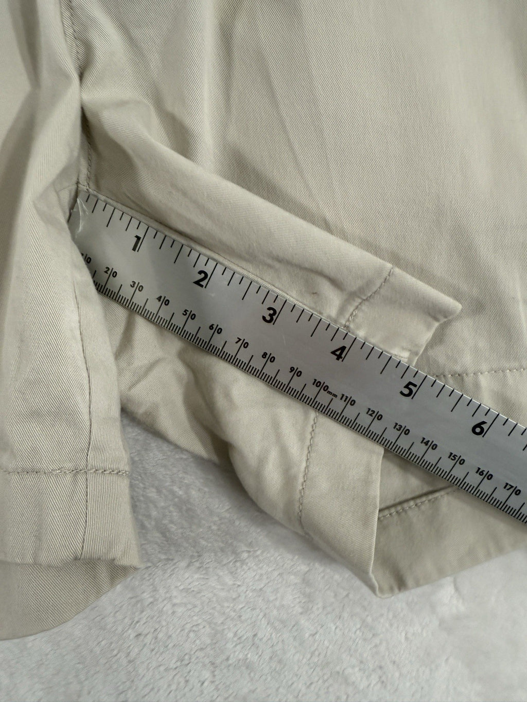 J Crew Flex Chino Shorts 33 Men’s 5” Inseam Khaki Tan Beige