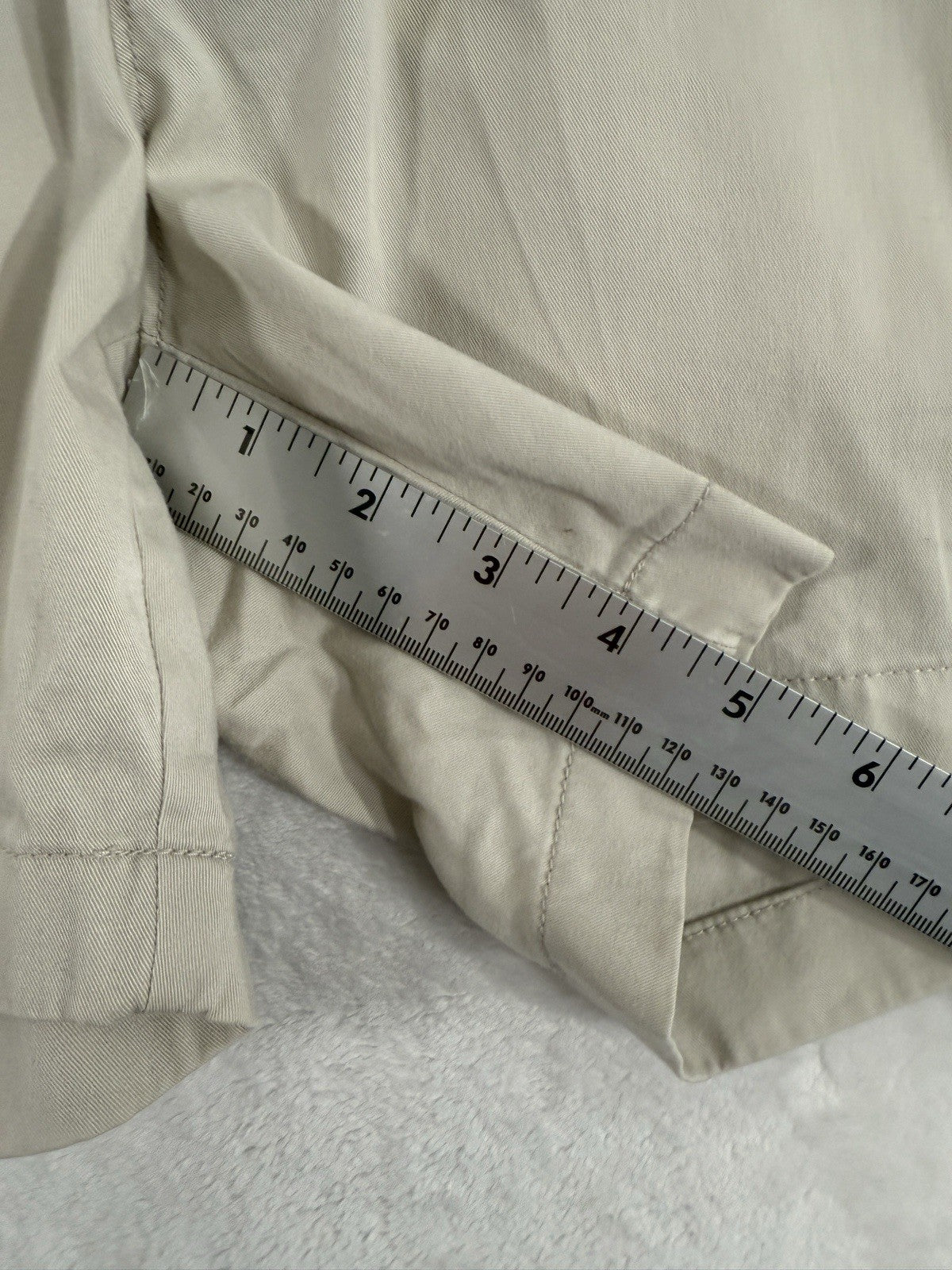 J Crew Flex Chino Shorts 33 Men’s 5” Inseam Khaki Tan Beige