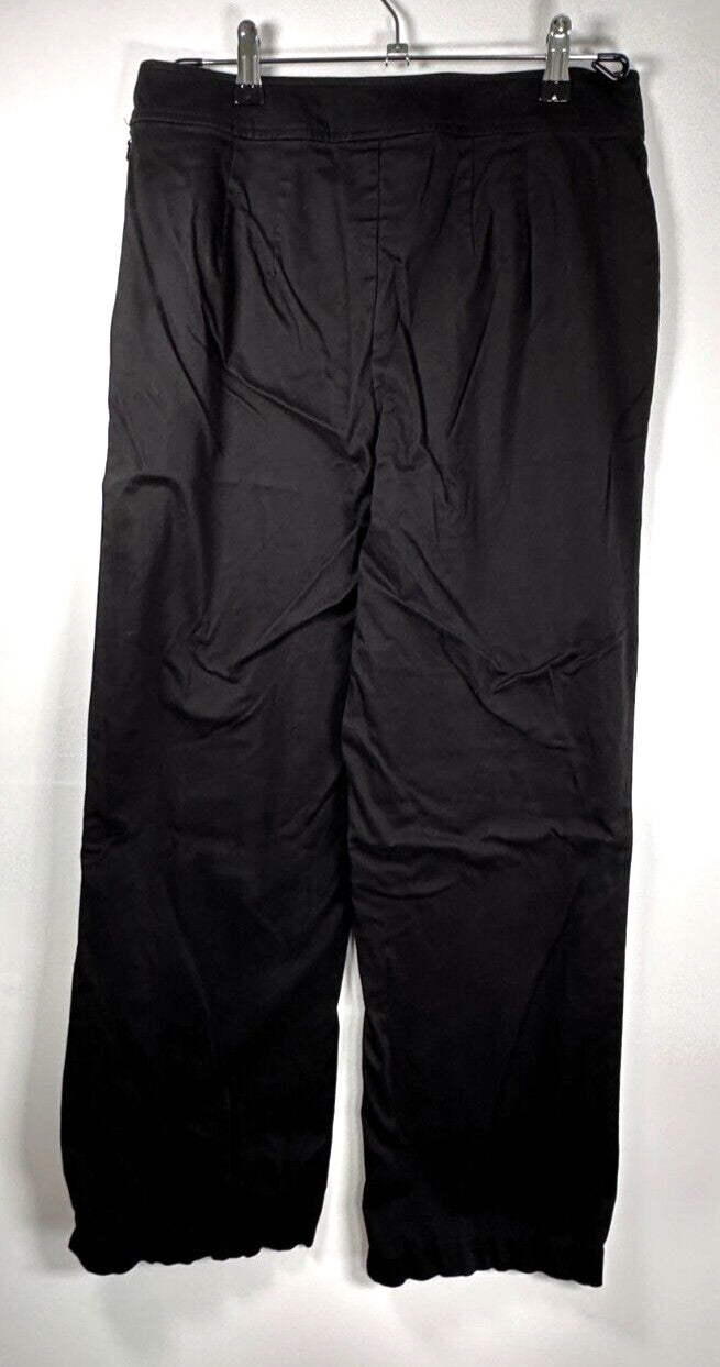 Coldwater Creek 8 Pants Black Cotton Spandex Blend Womens Work Dress