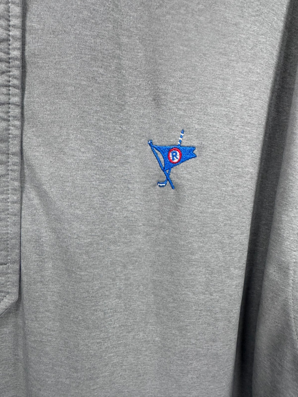 FootJoy Mens Gray Golf Embroidered Polo Shirt Size XL