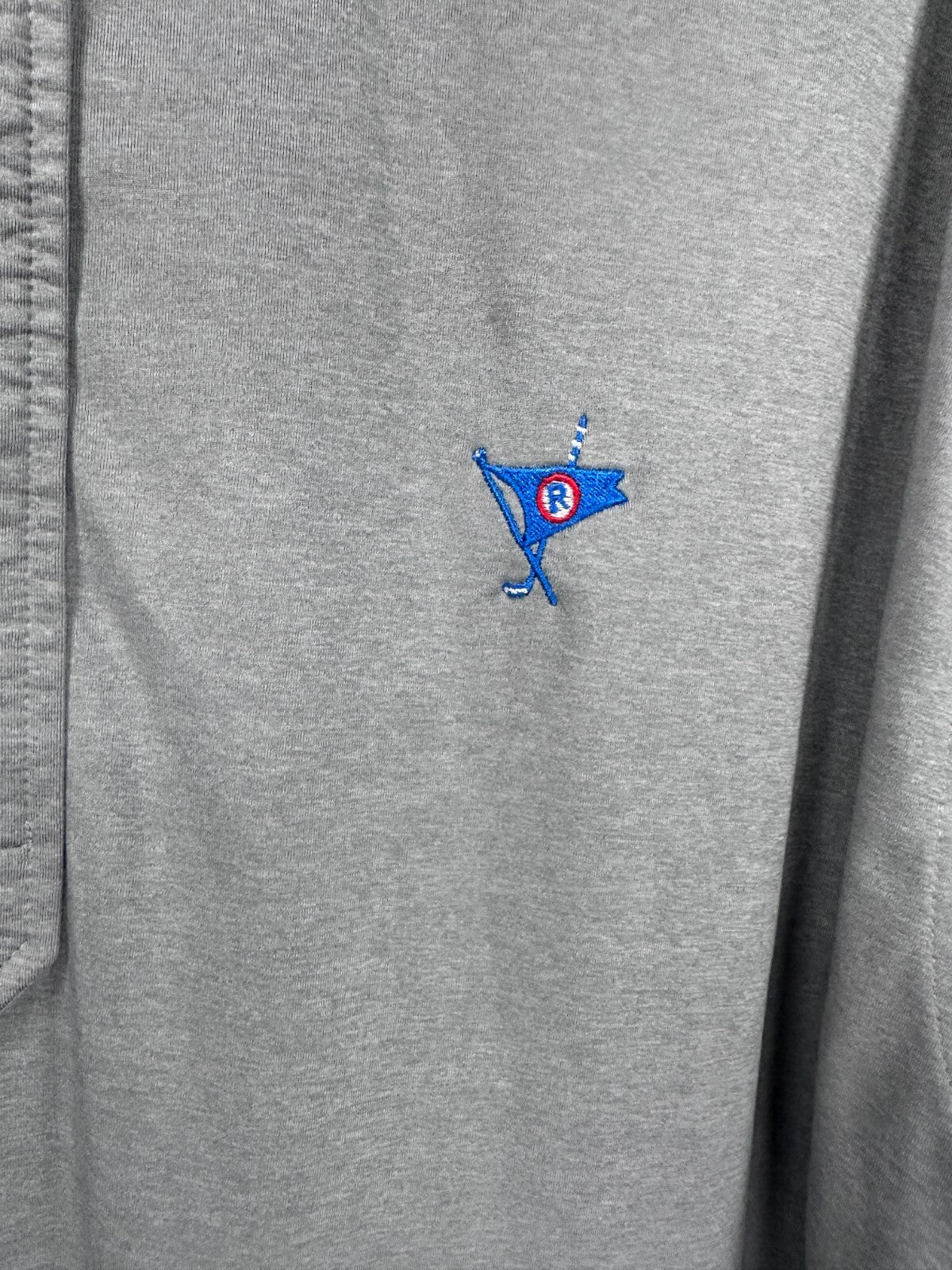 FootJoy Mens Gray Golf Embroidered Polo Shirt Size XL