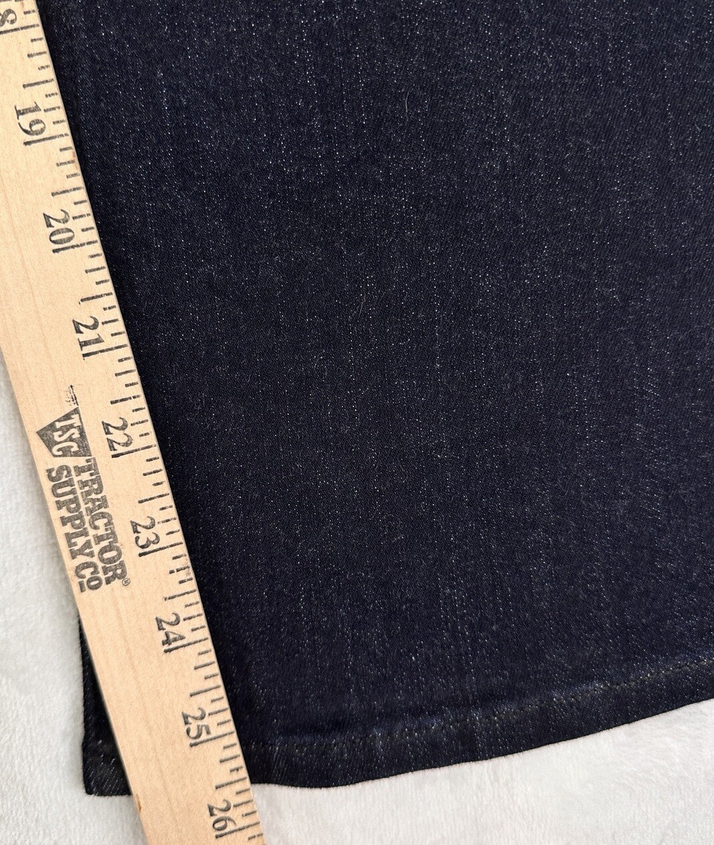 J Crew High Rise Jeans 32 Crop Flare Button Fly Dark Blue  Womens