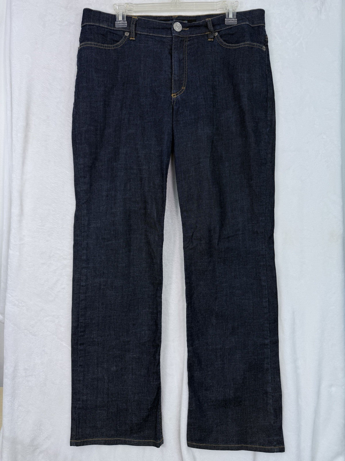 Escada Sport Jeans 44 Womens Dark Blue Denim Straight Leg Made Italy