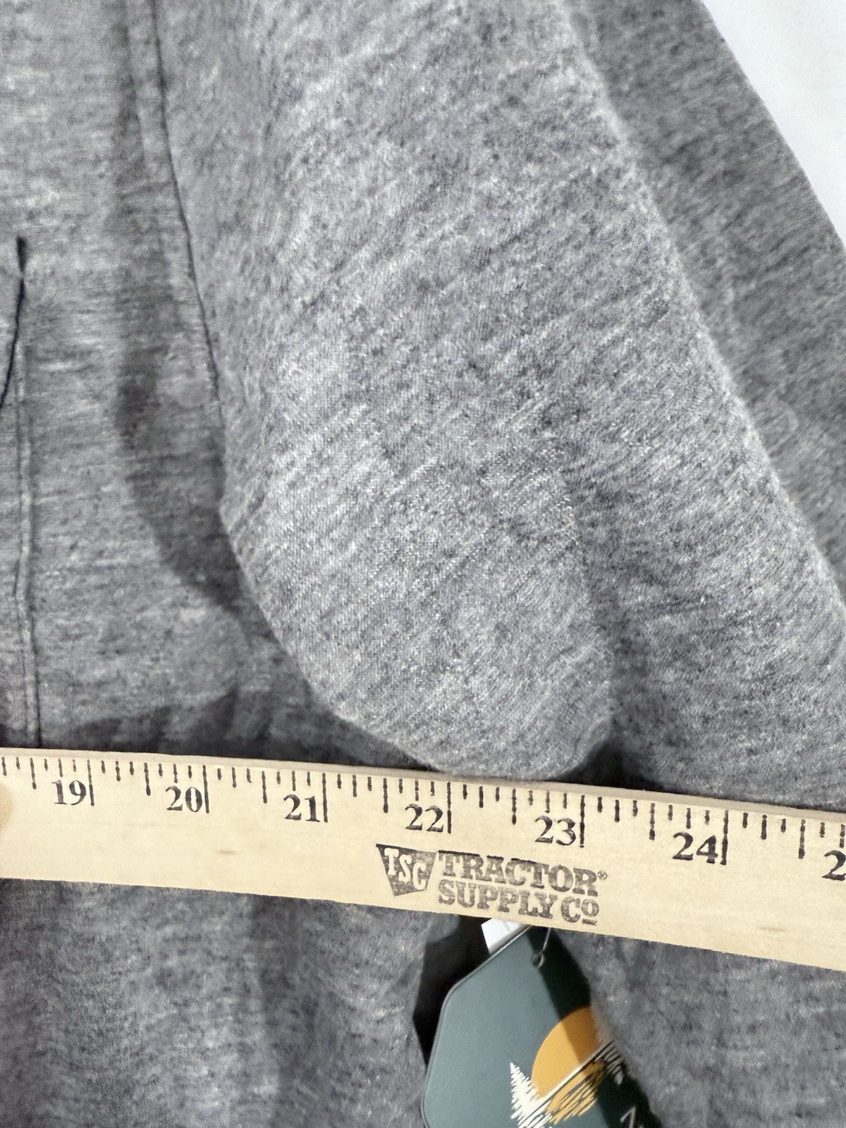 Horizon Outfitters Men’s XL Shirt Quilted Knit Long Sleeve Gray Snap Front