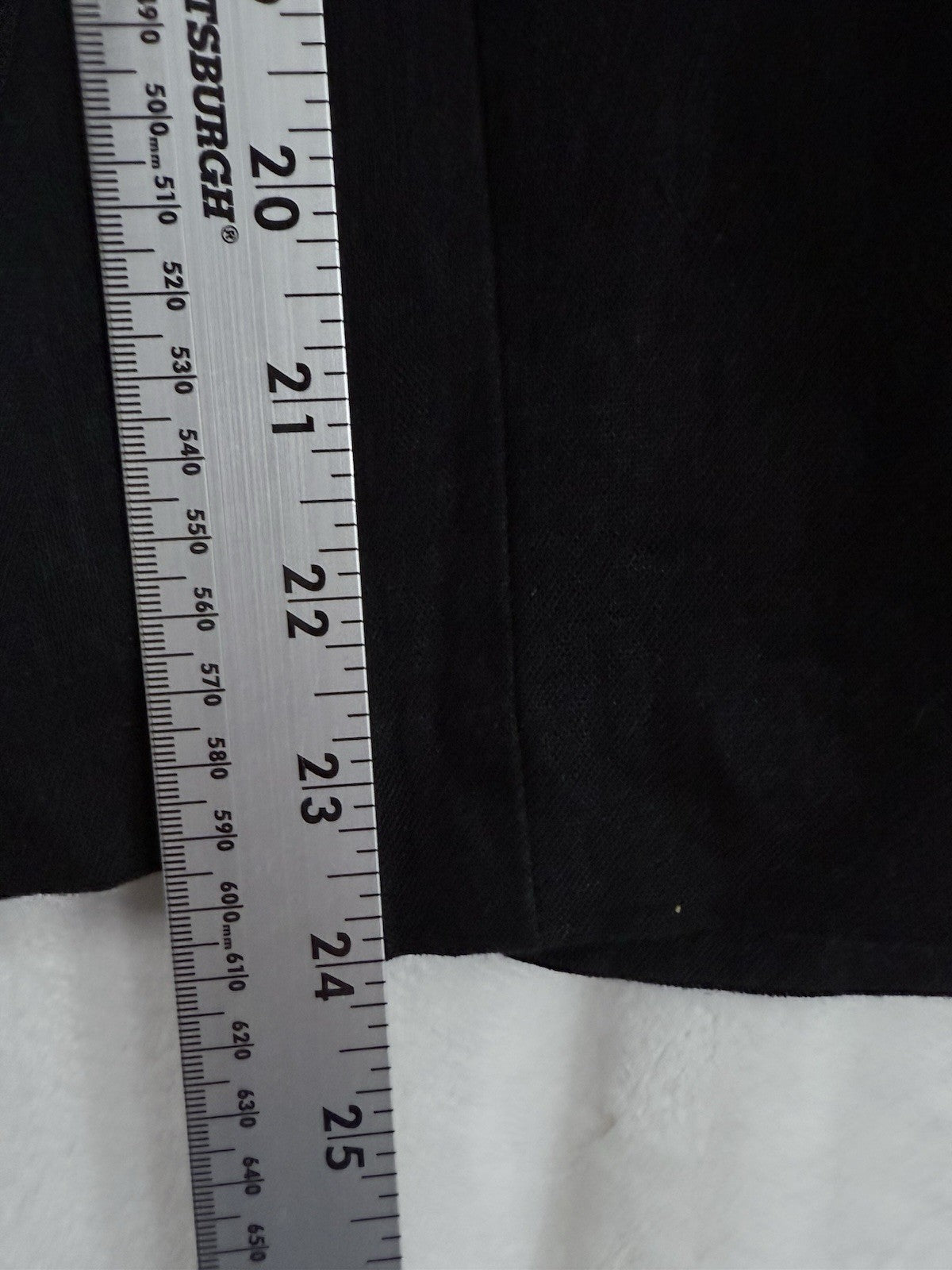 Chadwick’s Of Boston Size 10 Black Linen Blend Wide Leg Crop Pants Womens Lined