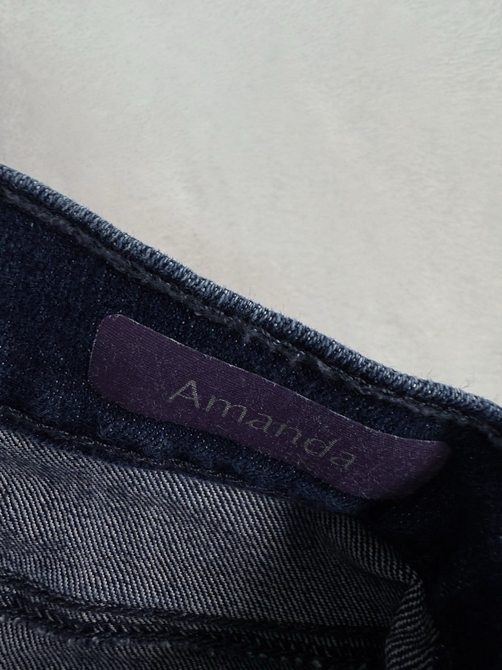 Gloria Vanderbilt Amanda Jeans 10 Average Dark Blue Womens