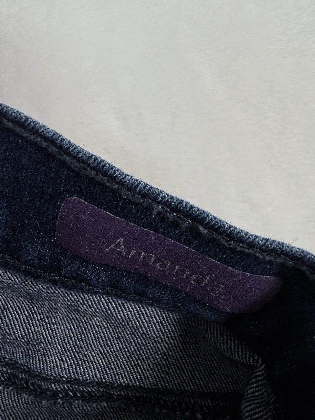 Gloria Vanderbilt Amanda Jeans 10 Average Dark Blue Womens