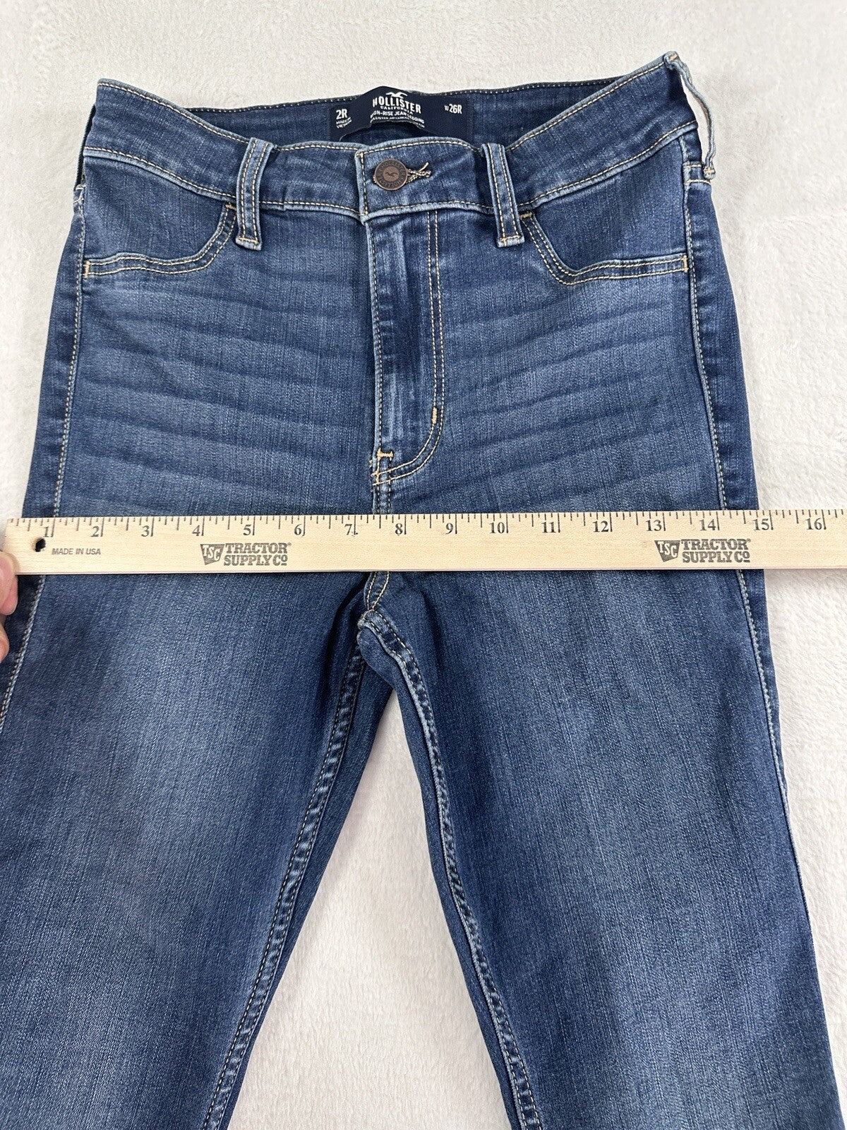 Hollister Jeans Size 2 / 29R Blue Denim Skinny Stretch Women’s Medium Wash