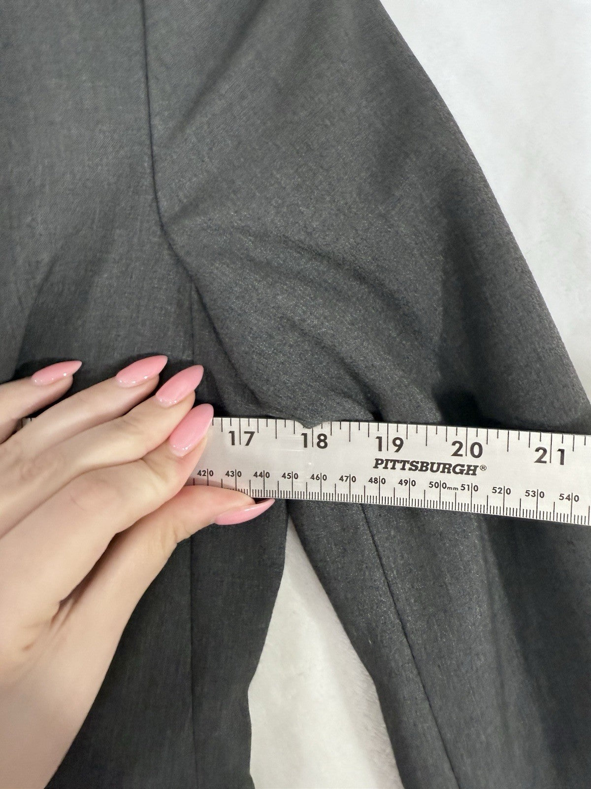 Calvin Klein Blazer 4 Gray Jacket Womens Blazer 2 Button Long Sleeve Work Office