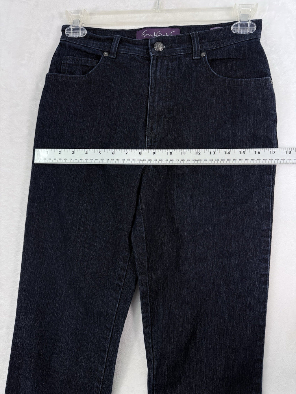 Gloria Vanderbilt Amanda Jeans 6 Average Dark Blue Womens