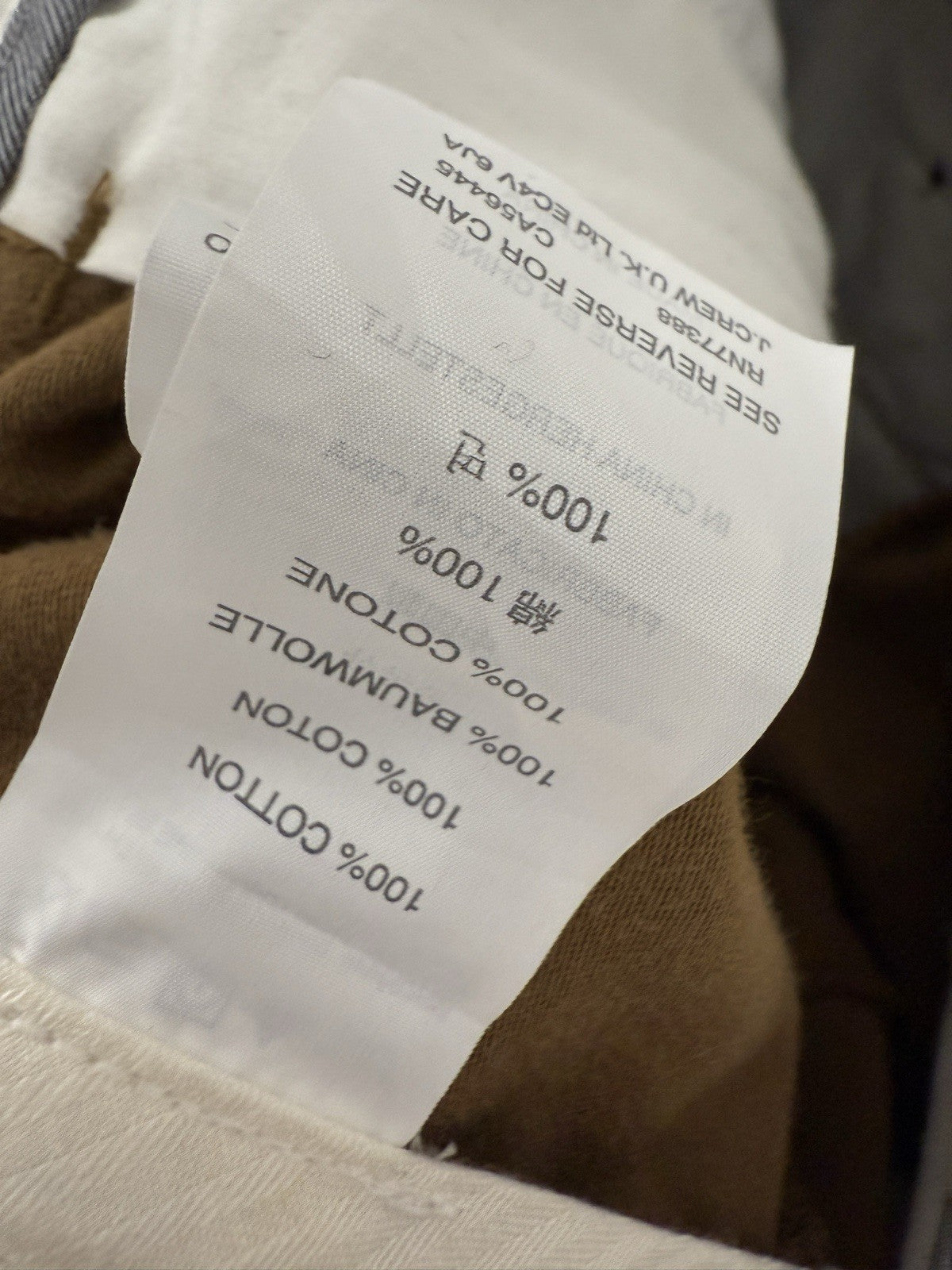 J Crew Bowery Slim Pants 32x30 Brown 100% Cotton Trousers Mens