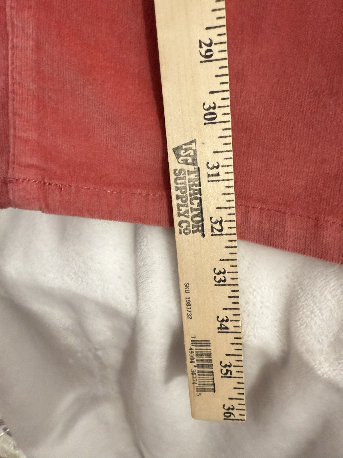 Charter Club 16 Lexington Straight Corduroy Pants Pink 5 Pocket Womens