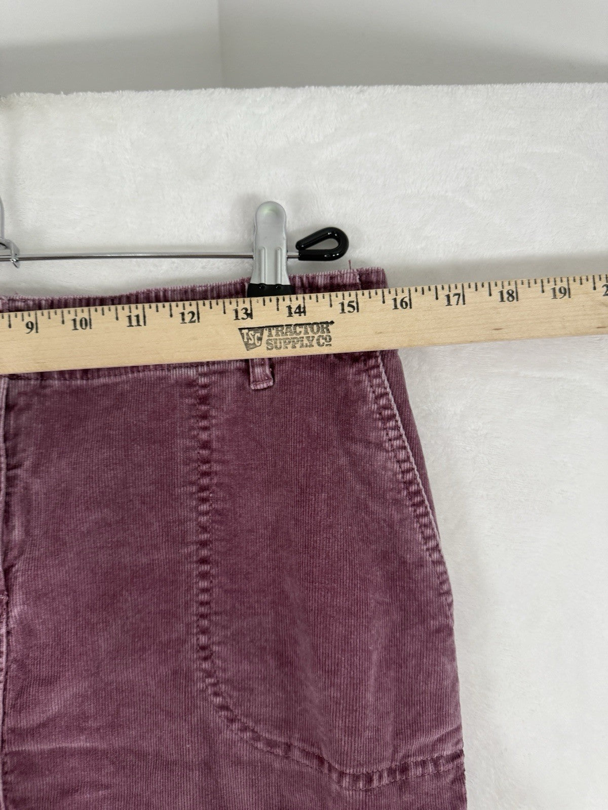 J Jill Skirt Size 6 Rose Pink Corduroy Cargo A Line Short Pockets Womens