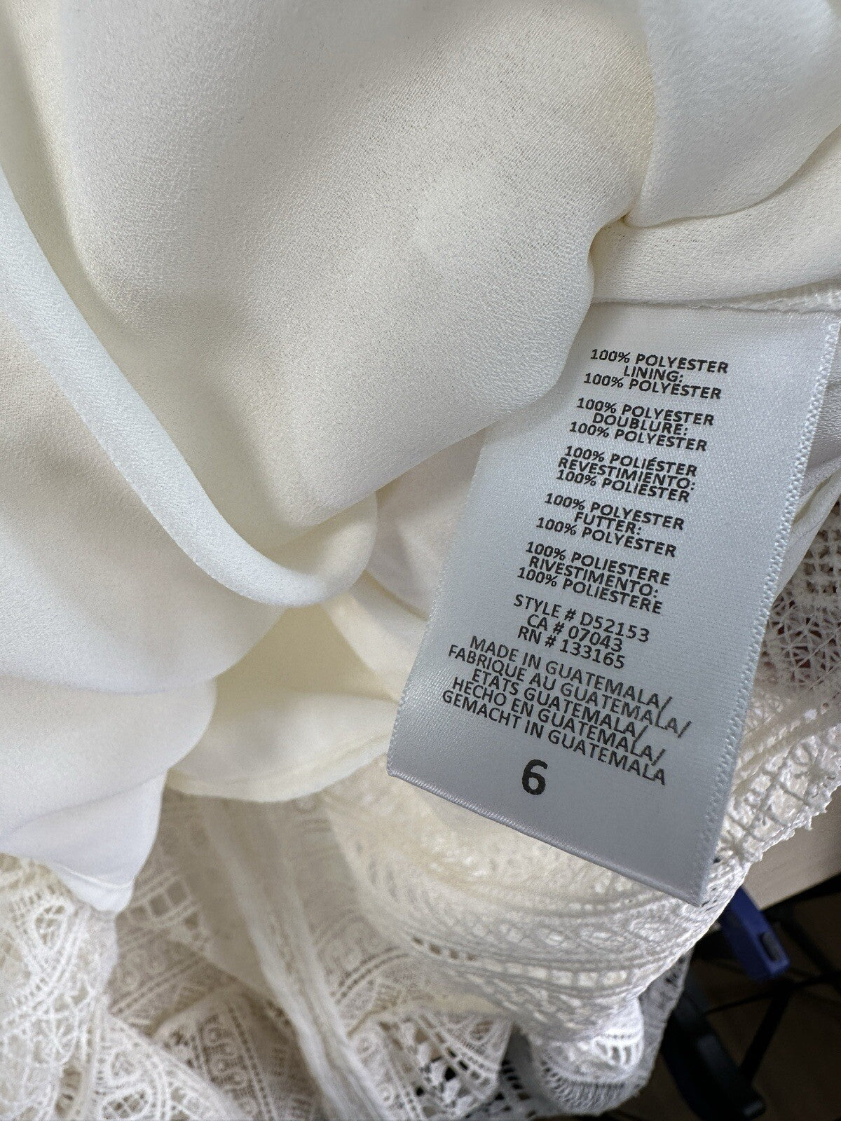 Eri Ali Lilou Trumpet Dress 6 Ivory White Wedding Boho Sleeveless Maxi *FlawRead