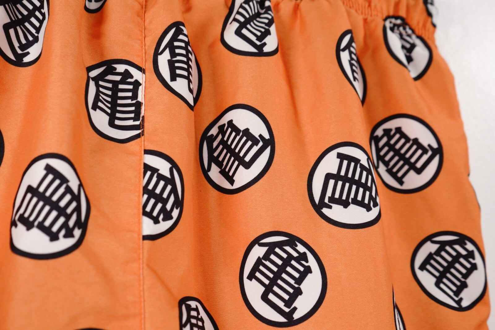 Dragon Ball Z Shorts Orange Board Shorts Swim Trunks Mens Size L Large